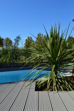 Designer di giardini progetto con piscina